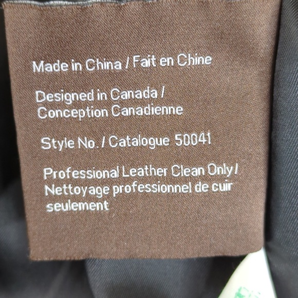 Danier Women’s Black Leather Oversized Jacket with Zip-out Winter Lining SZ L - Picture 14 of 14